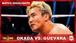 Okada and Sammy Guevara Battle In Collision Main Event CLIP  AEW Collision  TNT [upl. by Laoj]