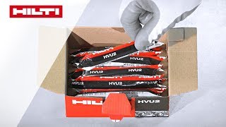 ANLEITUNG zum chemischen Hilti Verbundanker HVU2  Wand Bodenmontage mit Diamantkernbohrer [upl. by Valiant]