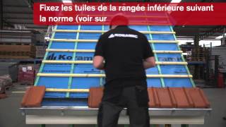 Conseils de mise en oeuvre Koramic 1 Pose des tuiles [upl. by Ibrab]