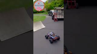 Backflippin’ w Belted Tires 🛞 Traxxas XMAXX [upl. by Atinnod]