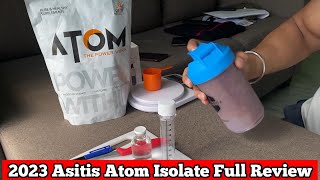 ASITIS Atom Isolate Whey Protein Honest Review And Labtest With Mb Procheck Kit Muscleblaze [upl. by Arne570]