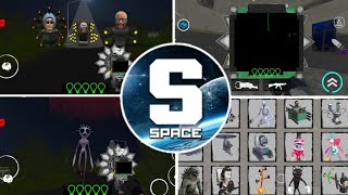 Sandbox In Space New TV Man Nights At Freddys Skibidi Toilet Boss Gameplay [upl. by Drehcir400]