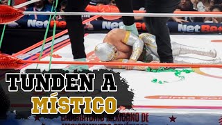 TUNDEN A MÍSTICO  91 aniversario del CMLL [upl. by Eylatan853]