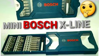 MINI X LINE BOSCH 25 PEÇAS [upl. by Ayela]