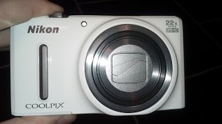 Nikon Coolpix S9600 white unboxing first look [upl. by Cornwall]