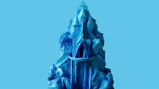 How To Make Queen Elsas Ice Castle From Frozen [upl. by Madian]