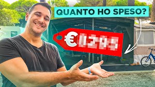 QUANTO HO SPESO per la ROULOTTE stanziale  WEEKLY VLOG [upl. by Ecenahs756]