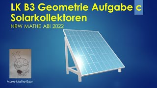 LK Prüfungsteil B3 Mathe Abi NRW 2022 vektorielle Geometrie Aufgabe c Wolkenkratzer [upl. by Jepson819]