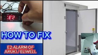 HOW TO FIX E2 ALARM OF ARUKI ETC974  ELIWELL ID974 [upl. by Airdnala120]