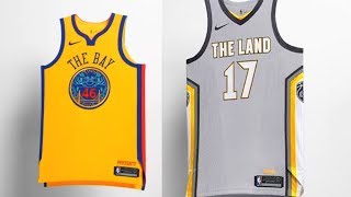 NBA New Jerseys quotThe City Edition Uniformsquot for 201718 NBA Season By Nike [upl. by Aiblis587]