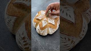 Two of my favorite things pumpkin shaped bread and wheat stalk score 😊 bread scoringbread [upl. by Rourke]