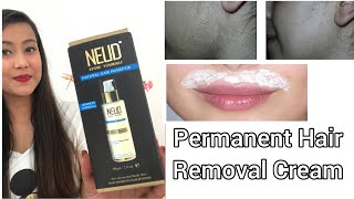 Permanent Hair Removal Cream  NEUD Natural Hair Inhibitor  100 Natural [upl. by Mccartan]