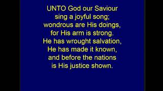 Unto God our Saviour • The Psalter 1912 • Christian Hymn [upl. by Humphrey152]