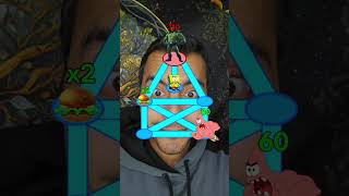 Cartoon character Patrick math game game mathgame cartoongame Patrick [upl. by Timon399]