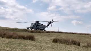 Sikorsky CH53E at Okehampton camp [upl. by Nickolas115]