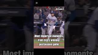 The most important moments from every postseason game the Dodgers won dodgerswin [upl. by Clarie774]