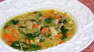 Quick Turkey Rice Soup gluten free  CaribbeanPotcom [upl. by Yehs]