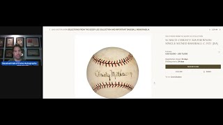 Fakes in Christies Geddy Lee Autograph Baseball Collection  You be the judge [upl. by Orji76]