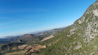 Flight from Poniente and landing out Algodonales Paragliding Spain [upl. by Adnylg]