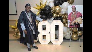 Chief Folami Rotimi Lofinmakin Srs 80th Birthday Celebration [upl. by Airotkiv]