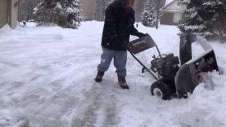 February Snow Blowing Video 2 [upl. by Barth]