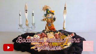 🎃 ¡Bocadillos salados para Halloween 🎃  Recetas rápidas fáciles y económicas  TITA Y MITA [upl. by Doane]