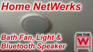 Home NetWerks Bath Fan Light amp Bluetooth Speaker [upl. by Alleuqram77]