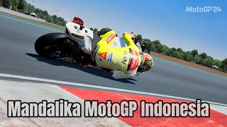 Marco Bezzecchi full race Mandalika MotoGP 2024  MotoGP 24 [upl. by Kerge]