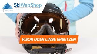 Wie wechsel ich ein Objektiv oder ein Visier  Skiwebshop [upl. by Endres]