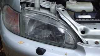 How to replace parking light bulb Honda Civic Years 1991 to 2001 [upl. by Leorsiy]