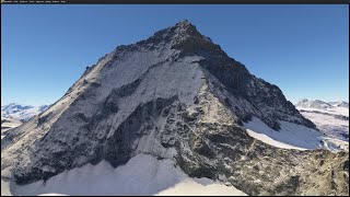 MSFS2020 NEW ADDON The Dent Blanche  Surrounding Mountains  LINK [upl. by Thorr]