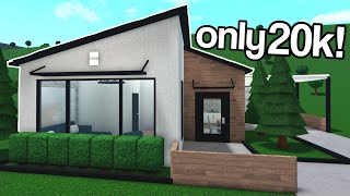 20K MODERN HOUSE  Bloxburg Tutorial with Voice [upl. by Silecara103]