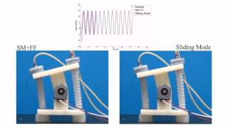 Feedforward Augmented Sliding Mode Control of Antagonistic Soft Muscles [upl. by Ihcalam154]