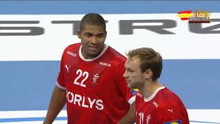 EHF Euro Cup 202223 1st Match Denmark vs Spain [upl. by Rehpotsirk]