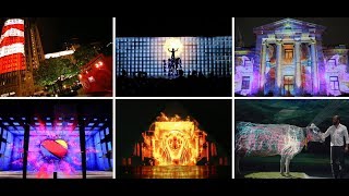 Go2 Productions 2018 Projection Mapping Reel [upl. by Astri247]