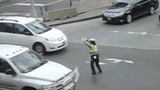 Dancing policewoman in New York [upl. by Aisylla976]