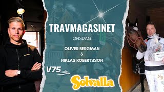 V75 Tips Solvalla 148 ∣ Travmagasinet med Bergman amp Robertsson [upl. by Oiratnom]