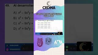 Guía UNAM  UAM  IPN cedina matematicas examenuni maths [upl. by Yntirb]