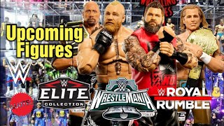 UPCOMING WWE ACTION FIGURES WRESTLEMANIA ROYAL RUMBLE  MORE [upl. by Odlopoel669]