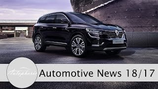 NEWS Skoda KAROQ Renault Koleos Preise Neuer Opel Corsa  Autophorie [upl. by Burgwell]