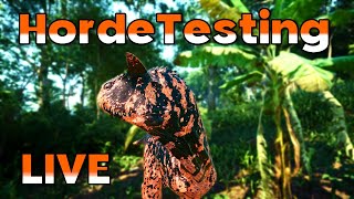 🔴LIVE  Carnotaurus HordeTesting  The Isle Evrima Gateway [upl. by Kaylil75]