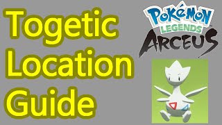 Pokemon Legends Arceus Togetic locations guide how to catch Togetic [upl. by Petra]