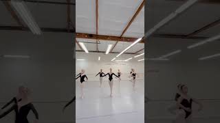 Lets perform the Pirouettes Combination in the center Vaganova training in California dance [upl. by Buiron450]