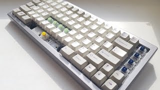 ⌨ KBD75 with KailhBox Jades amp Navys amp Yellow [upl. by Bardo]