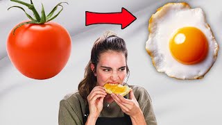 I Tried To Make A Vegan Runny Egg Yolk Out Of Tomatoes [upl. by Nwahsel]