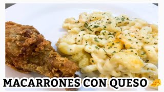 Receta Fácil  MACARRONES CON QUESOS [upl. by Camarata803]