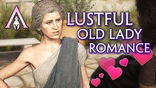 Assassins Creed Odyssey Auxesia Romance 💗 Old Lady Romance Age is Just a Number [upl. by Irneh]