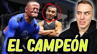 El Campeón ha dejado en shock a Larry Wheels en el gimnasio [upl. by Bettina]