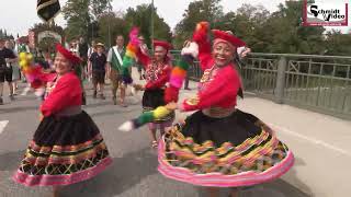 Traditionsvolksfest 2024 Mühldorf am InnSchützen und Trachtenzug [upl. by Ranna]