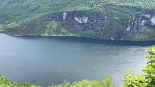 AIDAperla Norwegen 2022 Geiranger Blick von den Adlerkehren [upl. by Barbabra106]